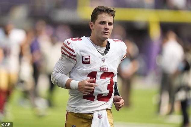 Quatternback San Francisco 49ersa Brock Purdy bori se s bolovima u leđima