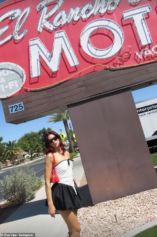 Dua Lipa je u ponedjeljak uzela malo vremena dok je istraživala Las Vegas nakon nastupa na glazbenom festivalu iHeartRadio tijekom vikenda
