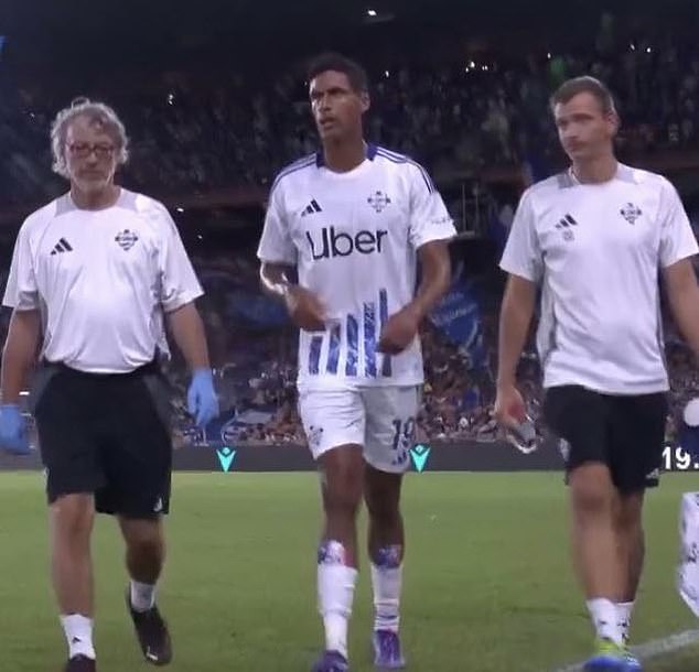 Varane se ovog ljeta pridružio talijanskom Comu, ali je doživio ozbiljnu ozljedu koljena na svom debiju