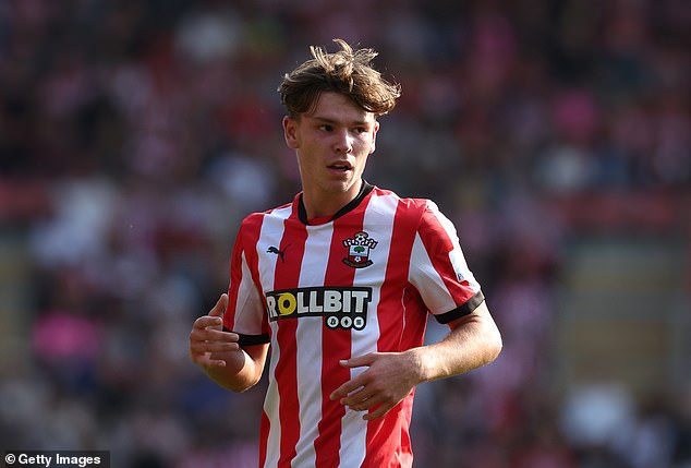Tyler Dibling is set to move up the age groups with England after starting the season well at Southampton