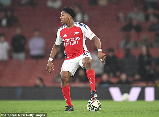 He was handed his full Arsenal debut in the Carabao Cup on Wednesday, and one Premier League rival spotted his immense potential a year ago