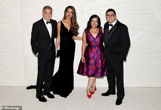 George and Amal later crossed paths with Naky Soto as well as Luis Carlos Diaz during the festivities