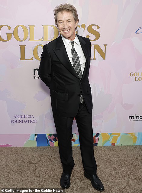 The Only Murders In The Building actor donned a pair of black dress shoes to complete the outfit