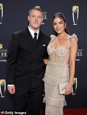 Christian McCaffrey i supruga Olivia Culpo