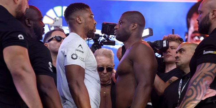Anthony Joshua vs Daniel Dubois- Weigh-in RECAP: Heavyweights face off once again ahead of their titanic clash in Wembley for the IBF heavyweight title