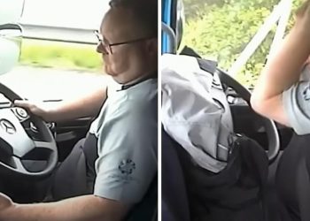 Auto Klub – Zastrašujuća snimka: Vozač kamiona tipkao na mobitel pa naletio na auto, obitelj spašavala živu glavu