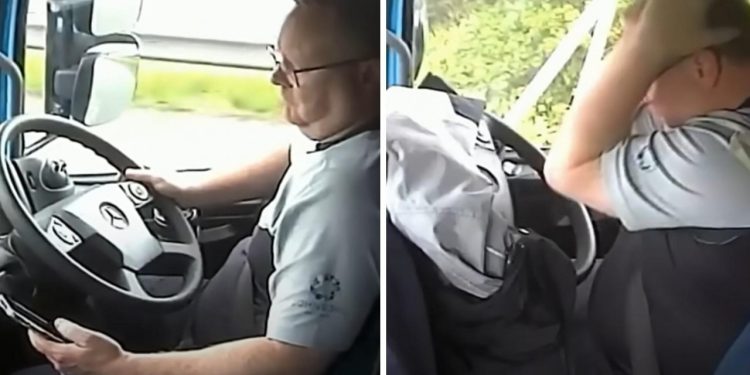 Auto Klub – Zastrašujuća snimka: Vozač kamiona tipkao na mobitel pa naletio na auto, obitelj spašavala živu glavu