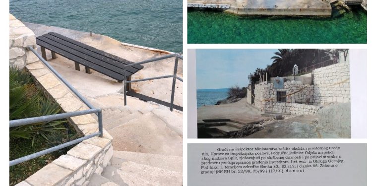 BEZAKONJE Zašto čak 22 godine nakon naloga za rušenje bespravnog objekta u Okrugu Gornjem na Čiovu on i dalje nije srušen?