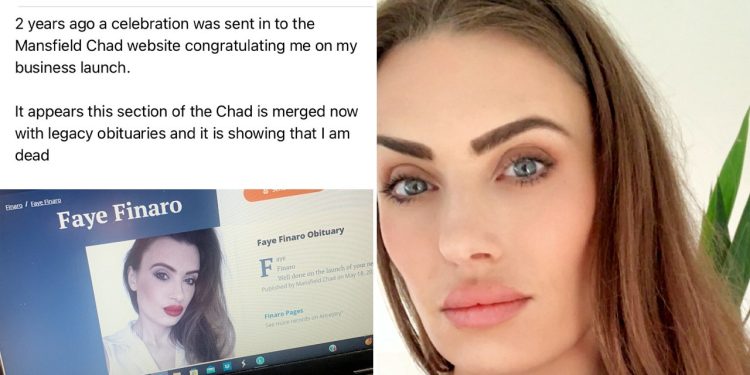 Britanka je bila zapanjena kada je saznala da je mrtva čitajući vlastitu osmrtnicu na internetu