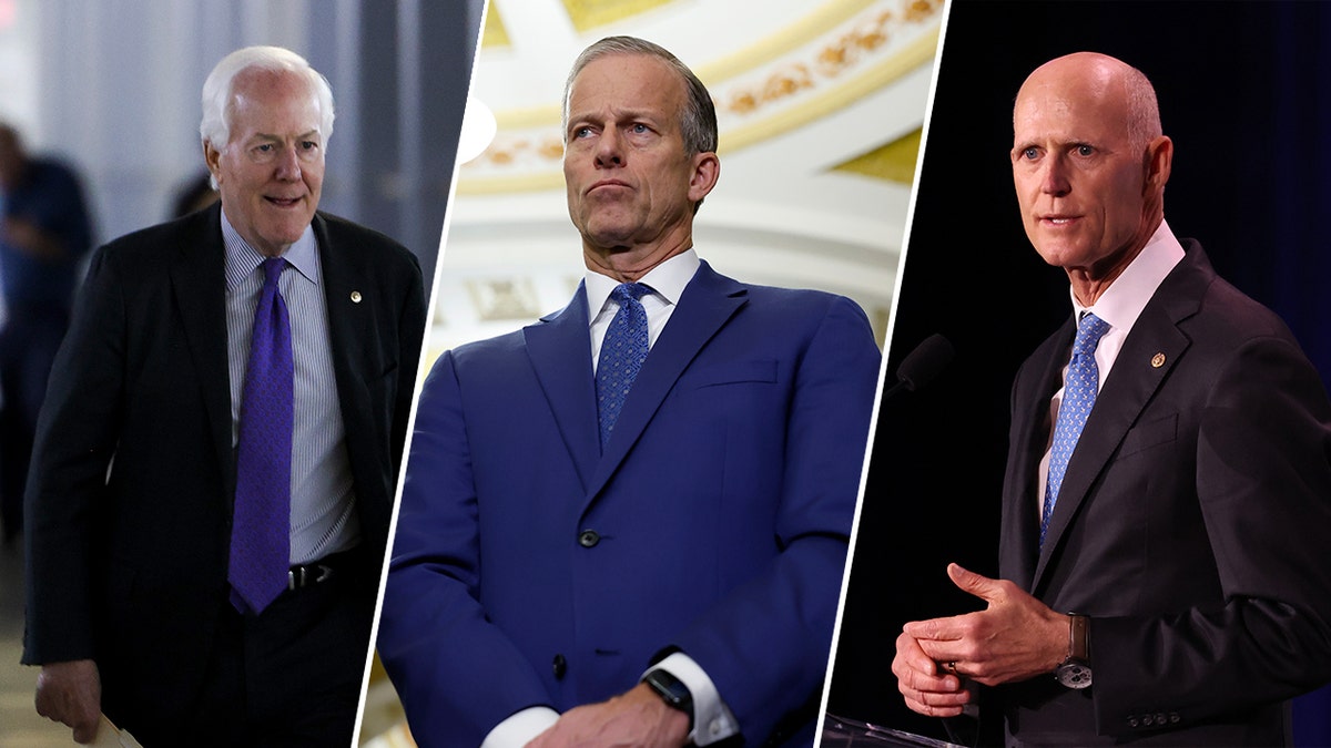 Sens. John Thune, John Cornyn i Rick Scott