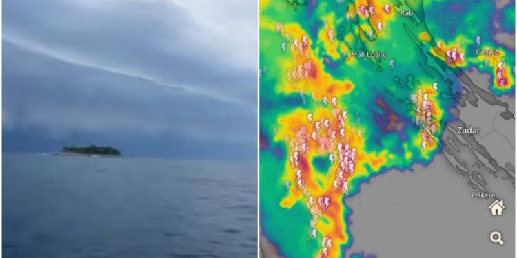 DOLAZI NEVERA: Oluja sa sjevernog Jadrana se spušta prema Splitu