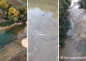 FOTO/VIDEO Uređenje ili devastacija? Mještani na Mostarskom blatu prijavili eksploataciju pijeska i pomor ribe