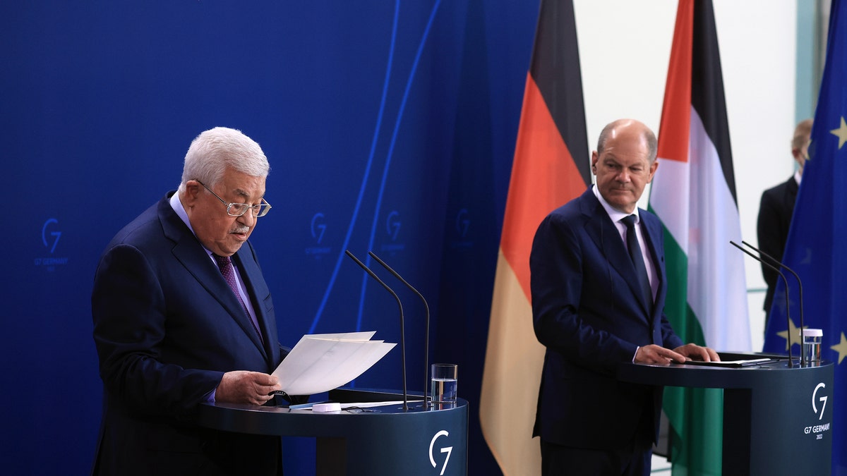 Abbas, Scholz, Njemačka, Palestinci