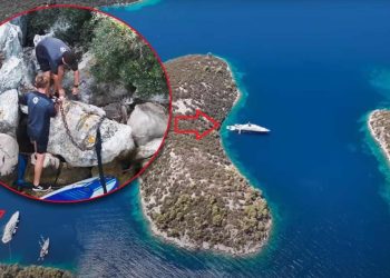 “HRVATSKA, RAJ ZA SUPERJAHTE” Strani jahtaši snimili video i pokazali kako se (ilegalno!) privezuju u NP Mljet