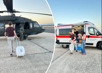 Helikopterom HRZ-a Black Hawk prevezeno srce iz Zadra u KB Dubrava