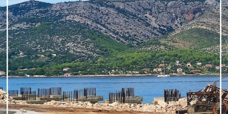 KORČULA Nastavljaju se radovi na novoj luci
