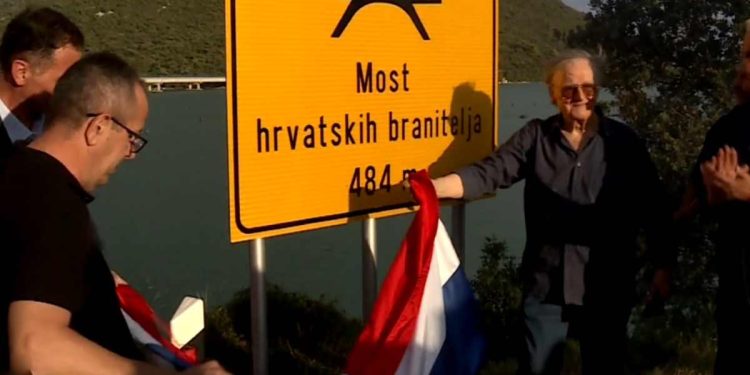 Most Bistrina u Malostonskom zaljevu preimenovan u Most hrvatskih branitelja