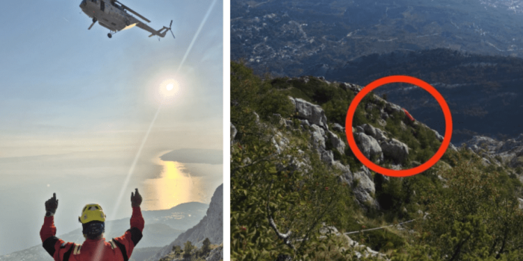 Na Biokovu se srušio paraglajder, unesrećeni prevezen u bolnicu. HGSS uputio važnu poruku