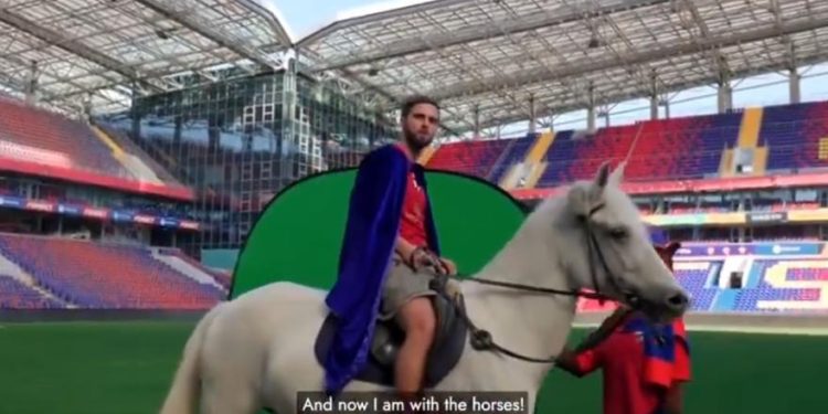 Na konju na stadionu: Pjanićev nadrealni nastup u moskovskom CSKA
