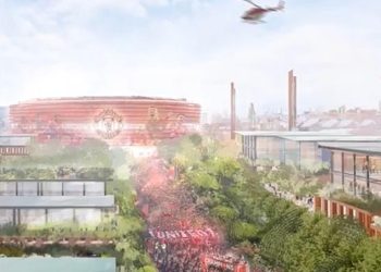 Na slici: Man Unitedova ideja o novom Old Traffordu vrijednom 2 milijarde funti i 100.000 sjedala otkrivena je u više slika iz njihova videa plana regeneracije