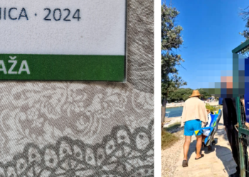 Nekakav nabildani čuvar izbacio me s plaže u Petrčanima iako sam imala propusnicu!