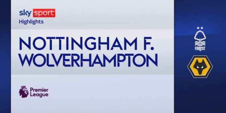 Nottingham Forest-Wolverhampton 1-1: gol e highlights