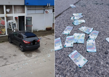 Novčanice se razletjele po Oroslavju: ‘Prilika za naučiti kako se bankomat diže u zrak’