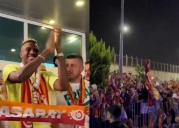 Osimhen, dočekan kao kralj u Istanbulu: navijači Galatasaraya u ludilu
