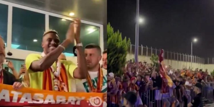Osimhen, dočekan kao kralj u Istanbulu: navijači Galatasaraya u ludilu