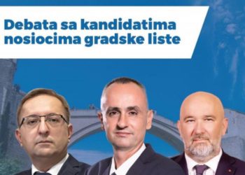 PREDIZBORNA DEBATA Gradonačelnik Mostara i nositelj liste ‘Grade moj’ neće sudjelovati u sučeljavanju
