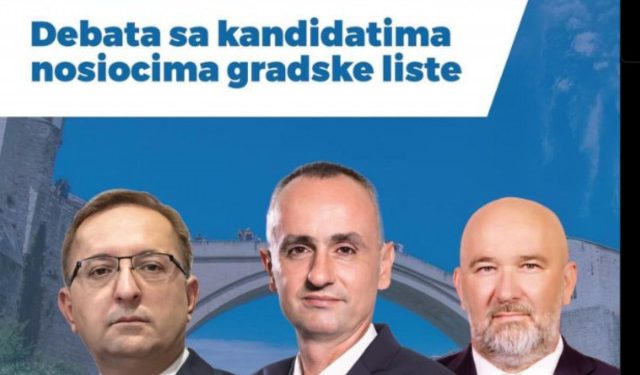 PREDIZBORNA DEBATA Gradonačelnik Mostara i nositelj liste ‘Grade moj’ neće sudjelovati u sučeljavanju
