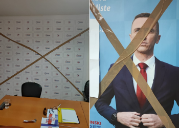 Rasipa se DP: Zatvorili ogranak i prostorije stranke u Županji, imamo fotografije