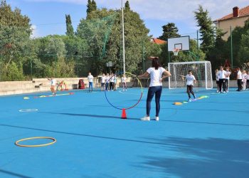 Sportski dan u školi na Ugljanu