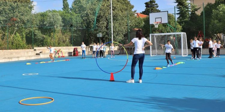 Sportski dan u školi na Ugljanu