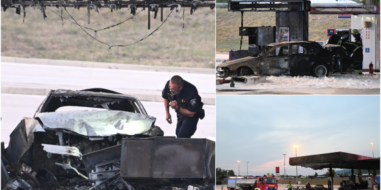 Stižu strašni prizori nakon tragične nesreće na A1: BMW-om se zaletio u pumpu za gorivo