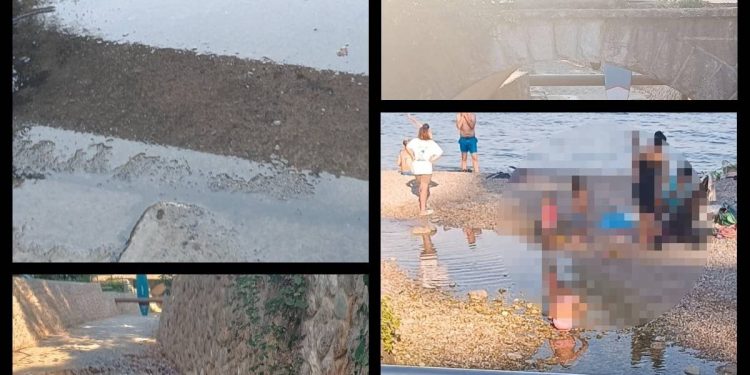 U Medveji kanalizacija spojena na potok koji vodi do prekrasne plaže!