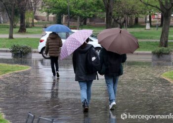 UTJECAJ CIKLONE BORIS I KOD NAS Bura najavljuje stabilniji vikend u Hercegovini, no sljedeći tjedan donosi obilne kiše