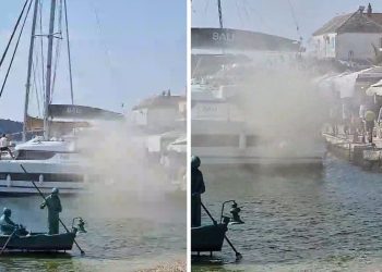 VIDEO U Dalmaciji planulo u unutrašnjosti katamarana