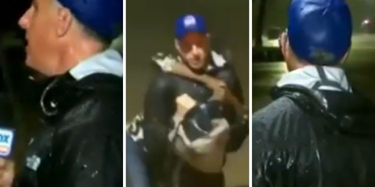 Voditelj vremenske prognoze naglo prekinuo javljanje uživo: ‘Ušao sam unutra do prsa’