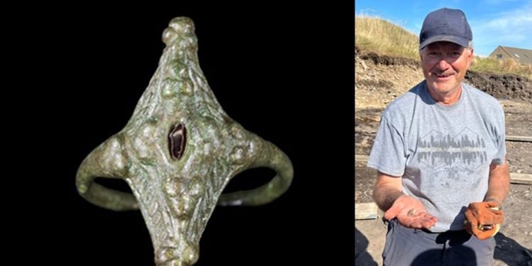 Volonter iskopao drevni piktski prsten tijekom iskopavanja u Burgheadu u Škotskoj