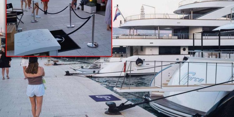 ZAPIŠAVANJE TERITORIJA Jahtaši se privezuju za splitsku zapadnu obalu, pa stave ogradu, a smeće bacaju gdje stignu!