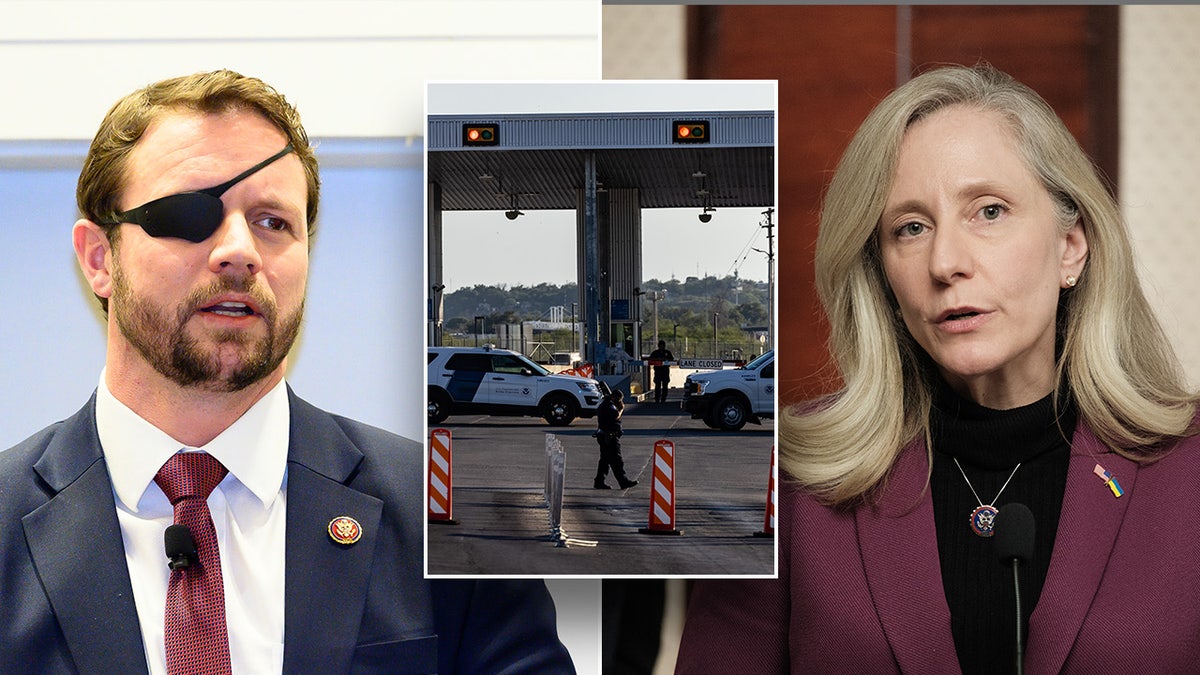 Dan Crenshaw, Abigail Spanberger na fotografiji s graničnim prijelazom