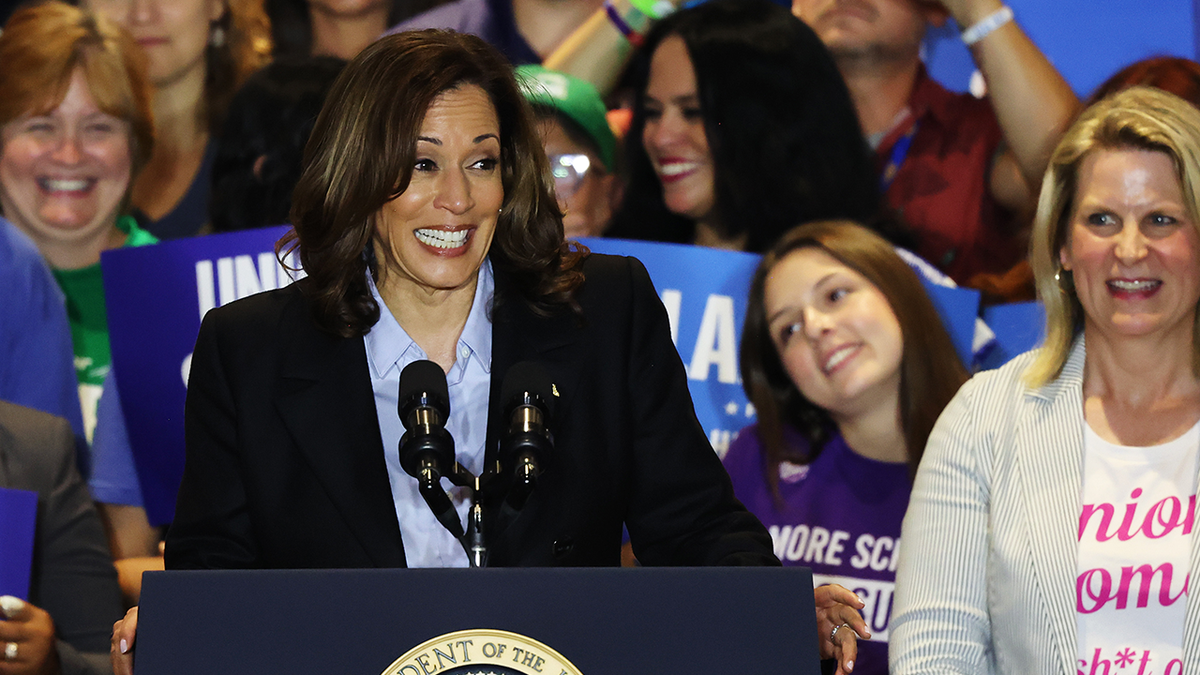 Kamala Harris tijekom kampanje