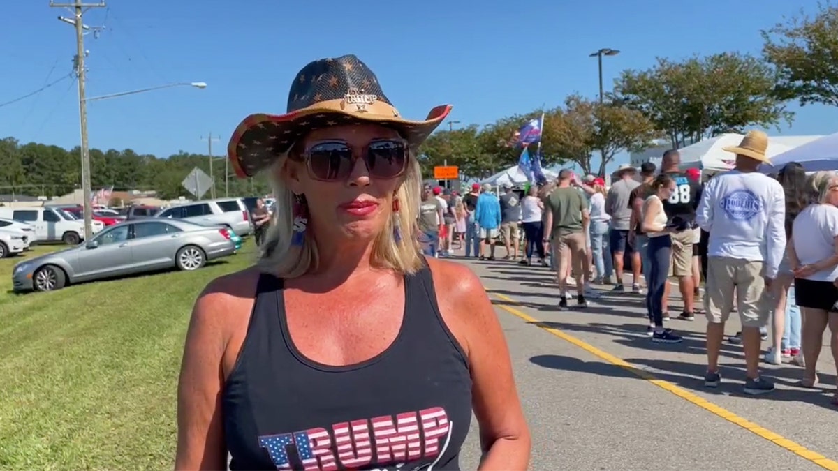 Bivši predsjednik Trump održao je u subotu skup u Wilmingtonu u Sjevernoj Karolini.