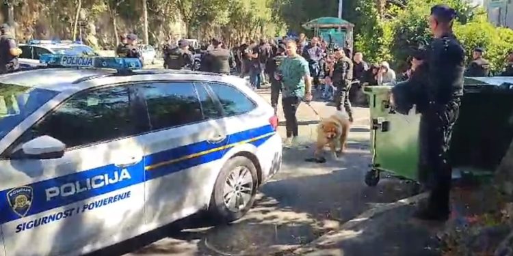 POLICIJA OBJAVILA VIDEO: "Spriječili smo moguće nerede u Rijeci!"