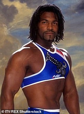 Love story: Michael and his girlfriend Chrissie tried out for the Gladiators show in 1992, Chrissie becoming a first series contender and of course Saracen joining the team. They are now happily married
