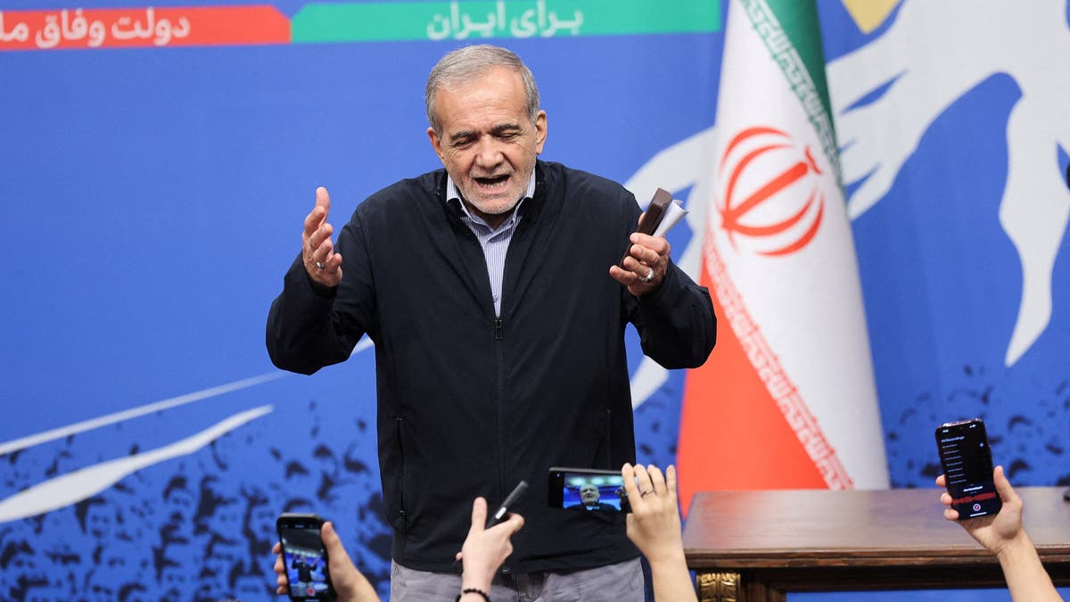 Iranski predsjednik Masoud Pezeshkian na konferenciji za novinare u Teheranu, Iran, 16. rujna 2024.