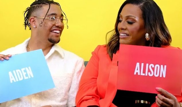 3302621Alison Hammond, 49, otkriva da je njezin sin Aidan, 19, izvrstan u davanju savjeta o vezi s njezinim ruskim ljubavnikom (26), ali priznaje da pretjerano dijeli