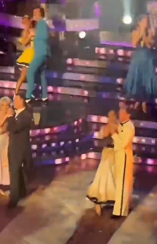 He was filmed storming off the dancefloor after receiving a disappointing score for his performance in Blackpool in 2023
