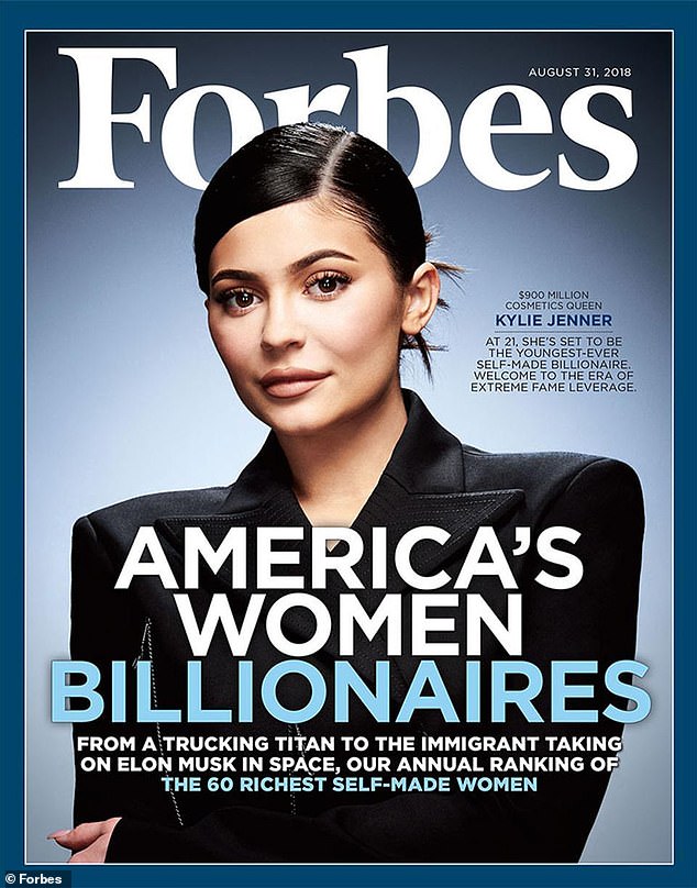 Jenner famously made it onto the billionaires list in March 2019 and in 2020 became Forbes youngest 'self-made' billionaire for the second year in a row